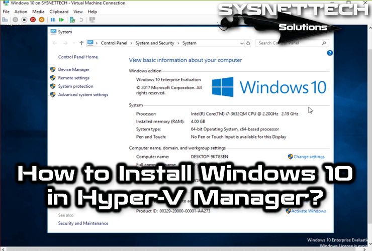 hyper v manager windows 10